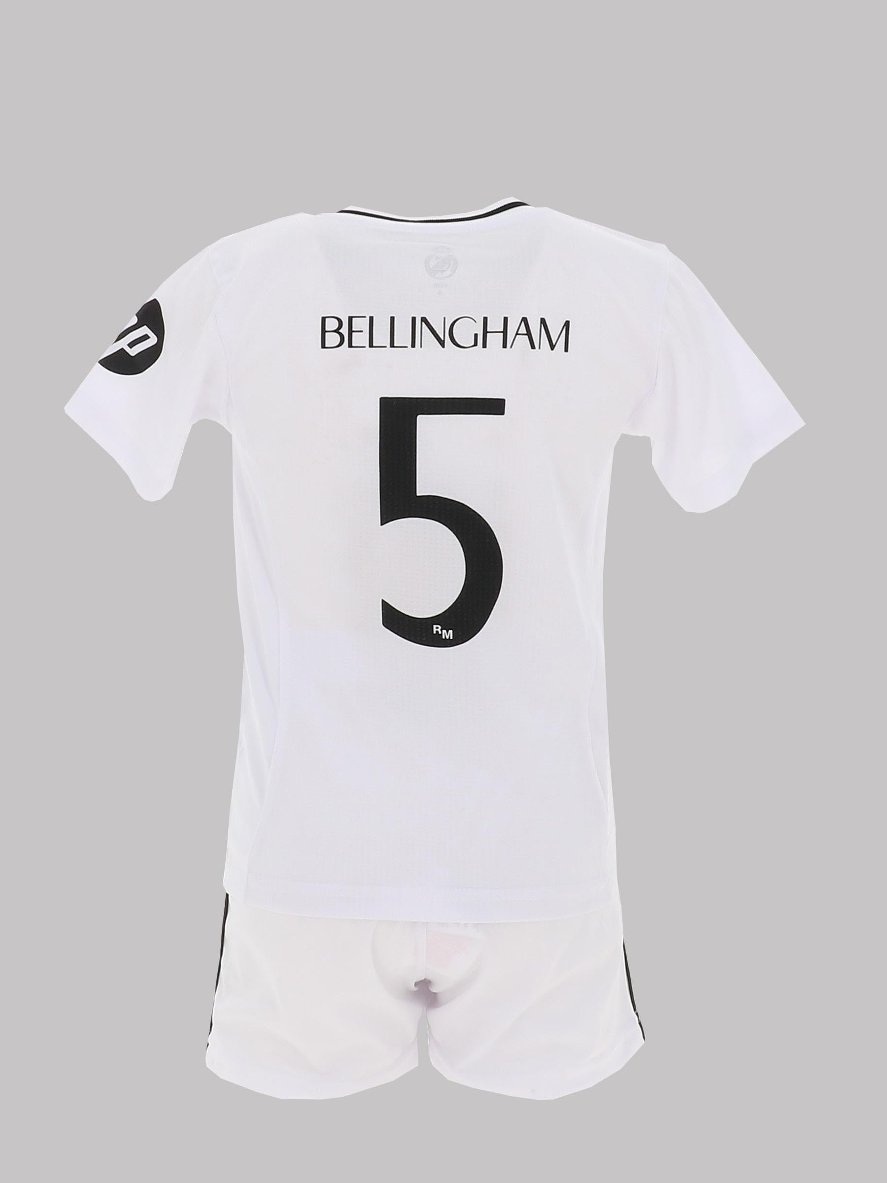Real Madrid Prima Maglia Stagione 24/25, Bellingham, XL, Replica Home con Licenza Ufficiale