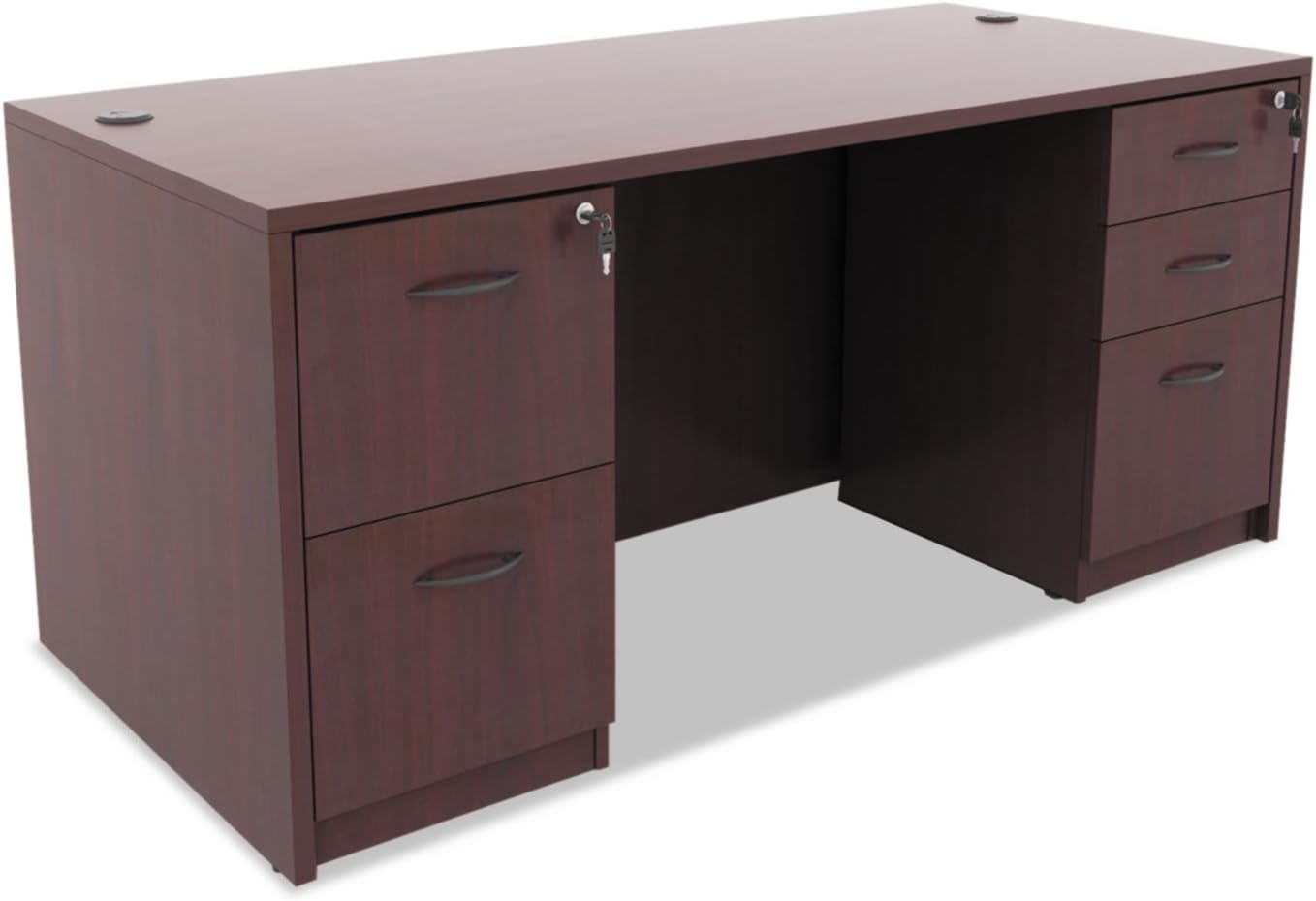 Alera VA542822MC Valencia F/f Drawer Full Pedestal, 15 5/8 X 20 1/2 X 28 1/2, Medium Cherry
