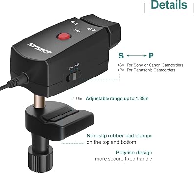 AODELAN Lanc Camcorder Zoom Controller video recording Remote control