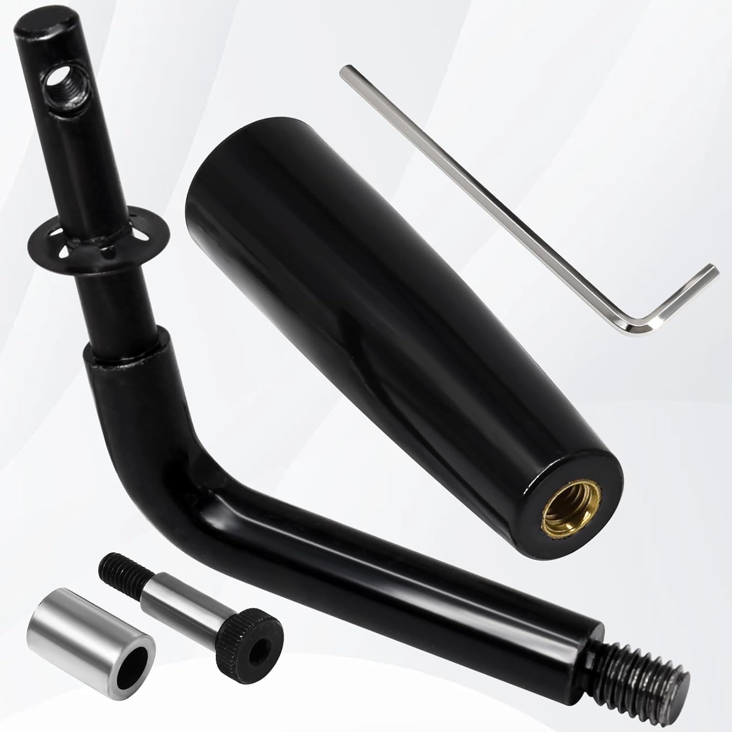 Hiorucet SRV7093-024D Threaded Door Handle Assembly for PelPro Stoves PP60 PP70 PP130 PP150 PPC90 TSC90, Quadra-Fire Stoves Outfitter-I Outfitter-II, Pleasant Hearth Stoves PH35PS PH50CABPS PH50PS