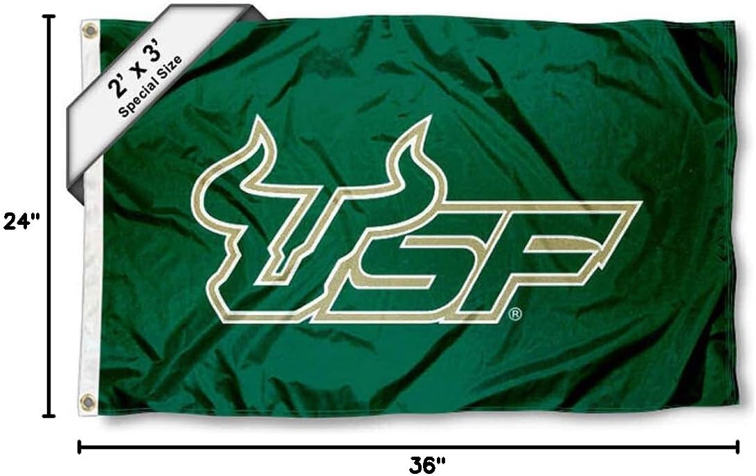 South Florida Bulls 2x3 Foot Flag - Image 6