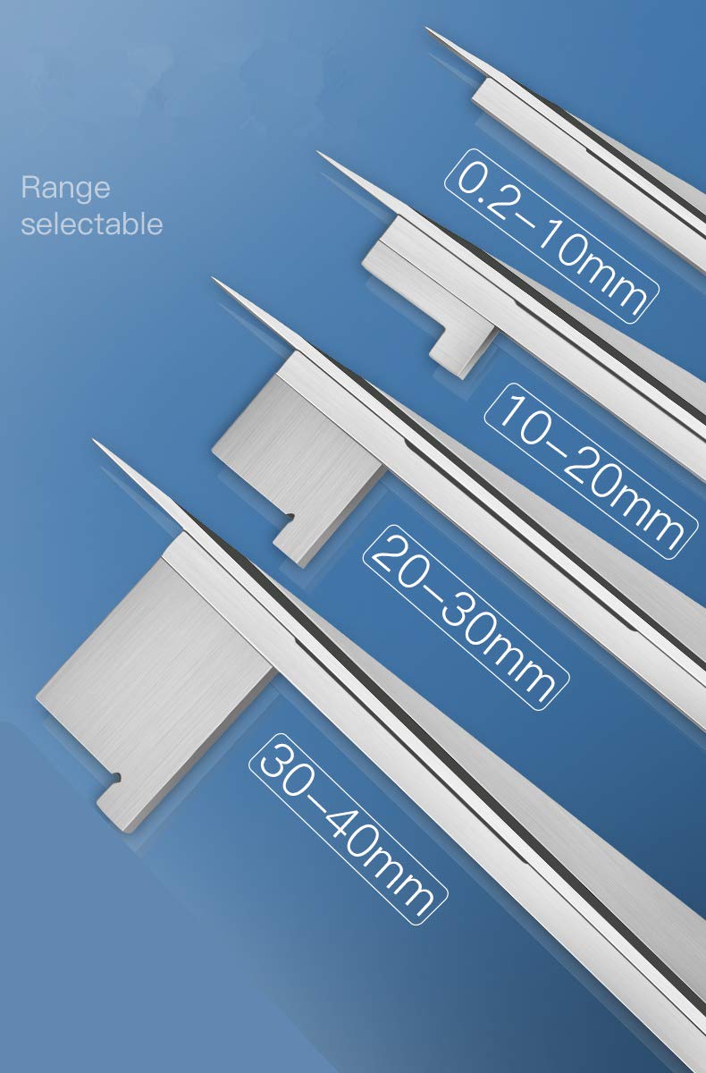 Digital Taper Gauge Gap Gage Welding Wedge Feeler Gauge Gap Feeler Wedge Gauge Gap (Digital 0.2-10mm)