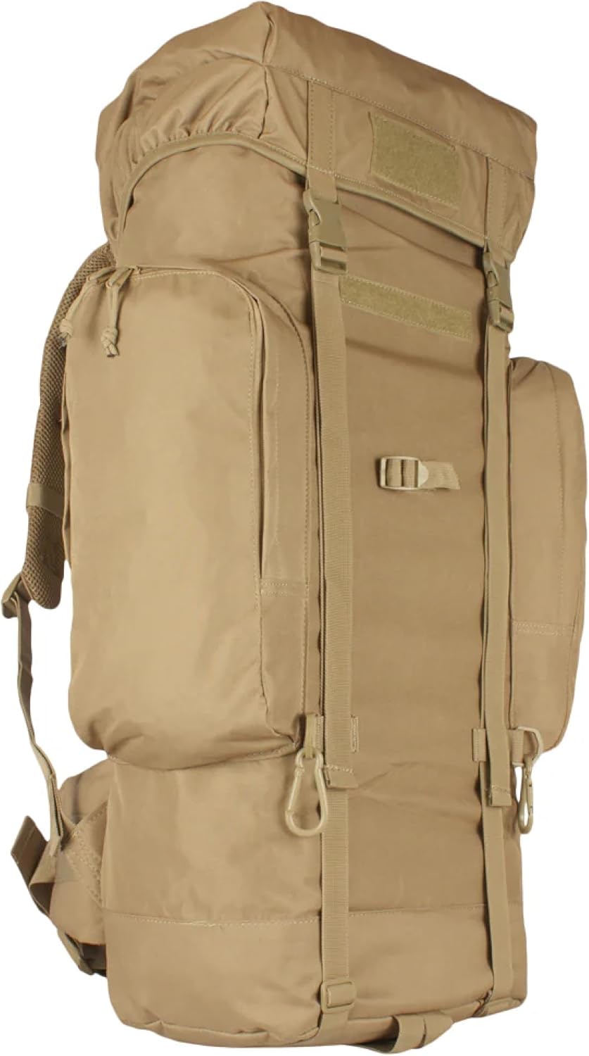 Fox Outdoor Products Rio Grande Pack - Backpack with Rain Fly, Carabiner Clips, Compression Straps & Hydration Sleeve