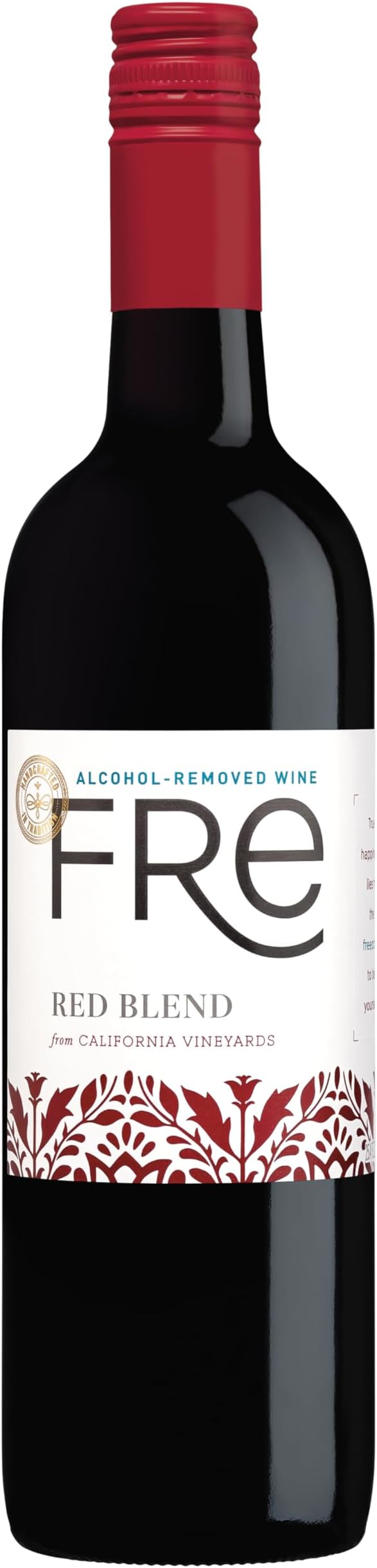 FRE Red Wine Blend, Alcohol-Removed, 750mL Wine Bottle