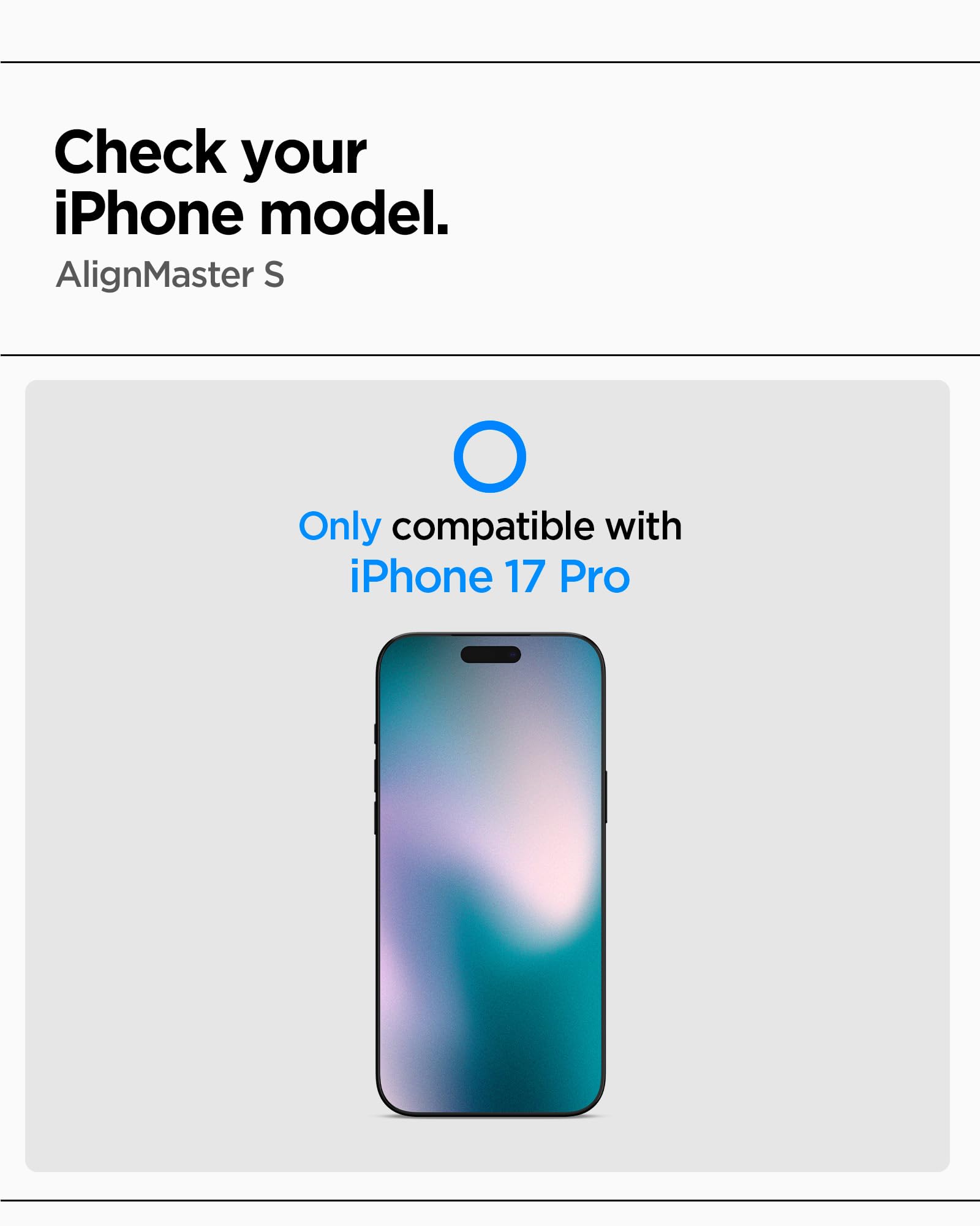 Spigen AlignMaster S Privacy Tempered Glass for iPhone 17 Pro — Amazon image 2