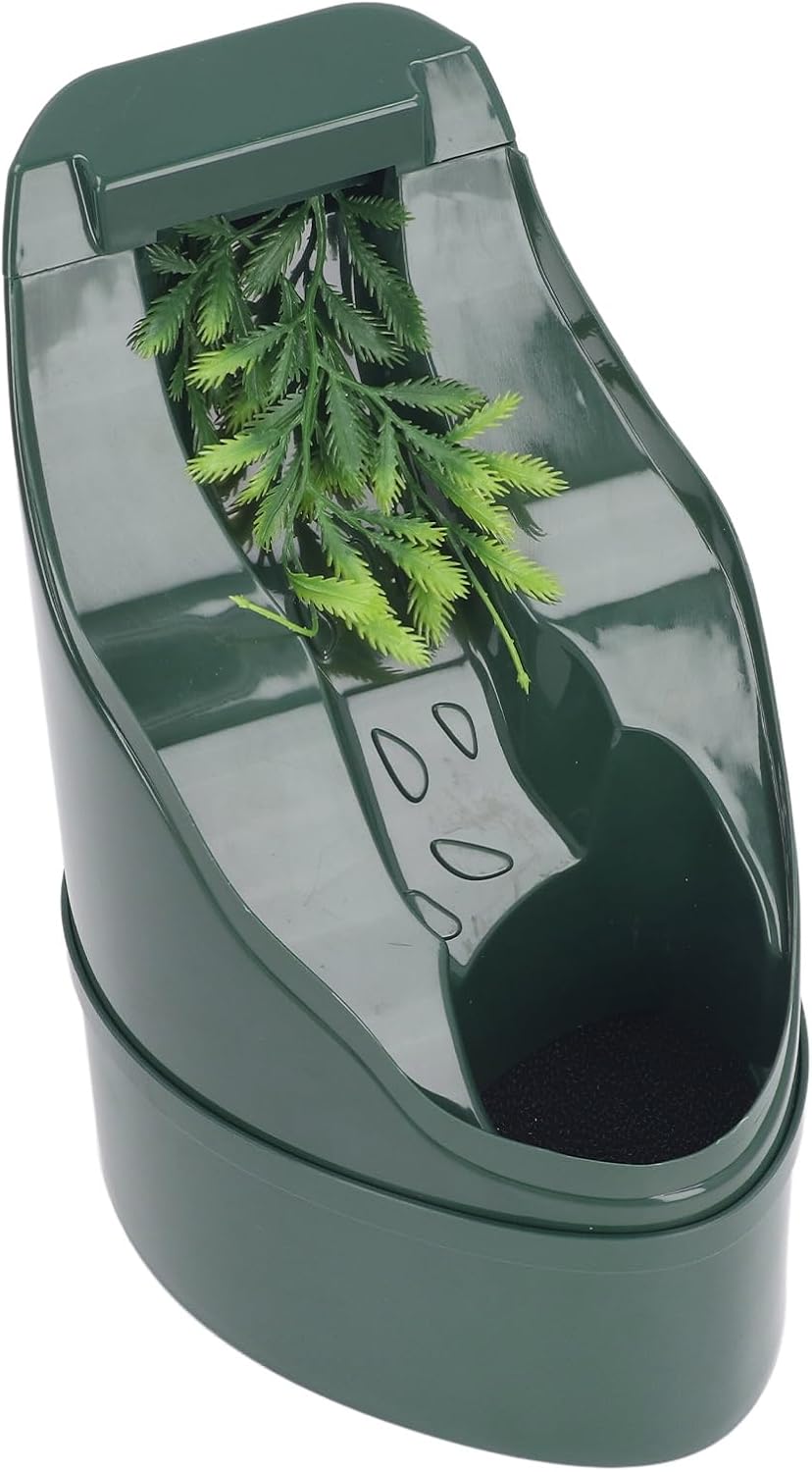 Reptile Drinking Fountain Water Dripper, Food Grade Material, Provides Constant Clean Water, Mimics Nature Environment, Suitable for Reptiles, Turtles, Lizards, and Amphibians