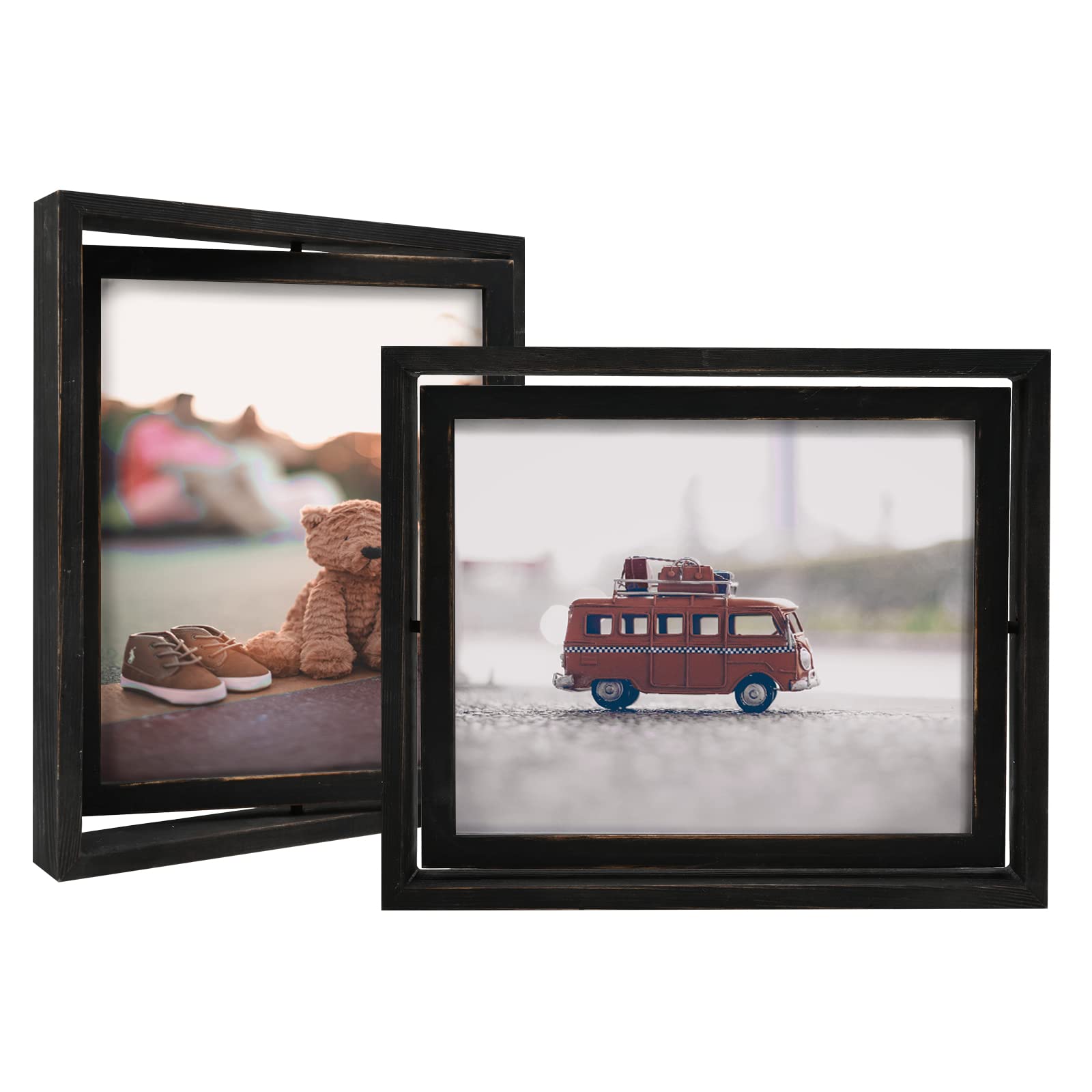 Rotating Floating Frame Snapklik.com : Egofine 2 Pack 8x10 Rotating Floating Picture Frames ...