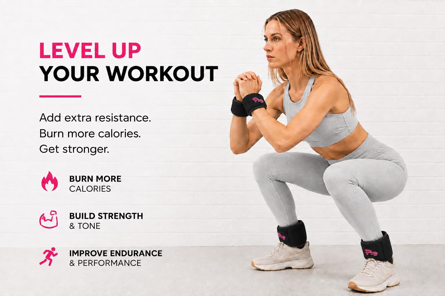 HEALTHYMODELLIFE Set di pesi per caviglie – 0,2 kg, 0,5 kg, 0,9 kg, 1,4 kg, 1,8 kg, 2,3 kg, 3,6 kg e set regolabili – per donne, uomini e bambini – per allenamento a casa, pilates, yoga, boxe, danza e