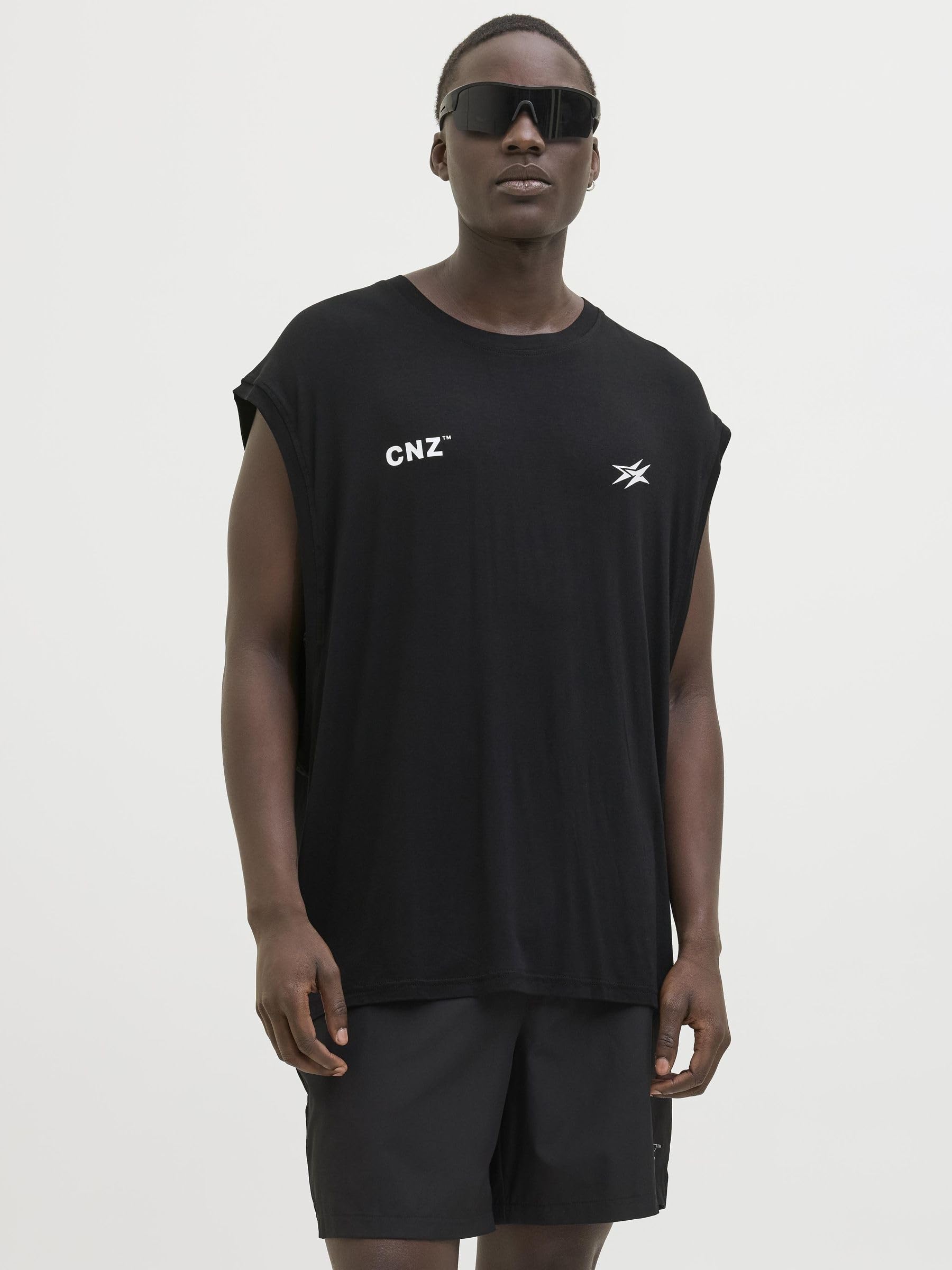 Jcocnz Berlin Tank Top, czarny, L