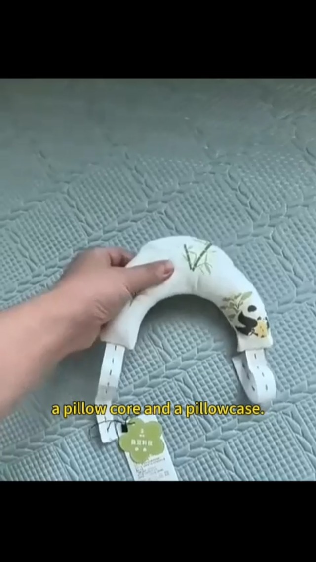 Almohada ajustable para cuello bebé, soporte de cabeza miniatura 7