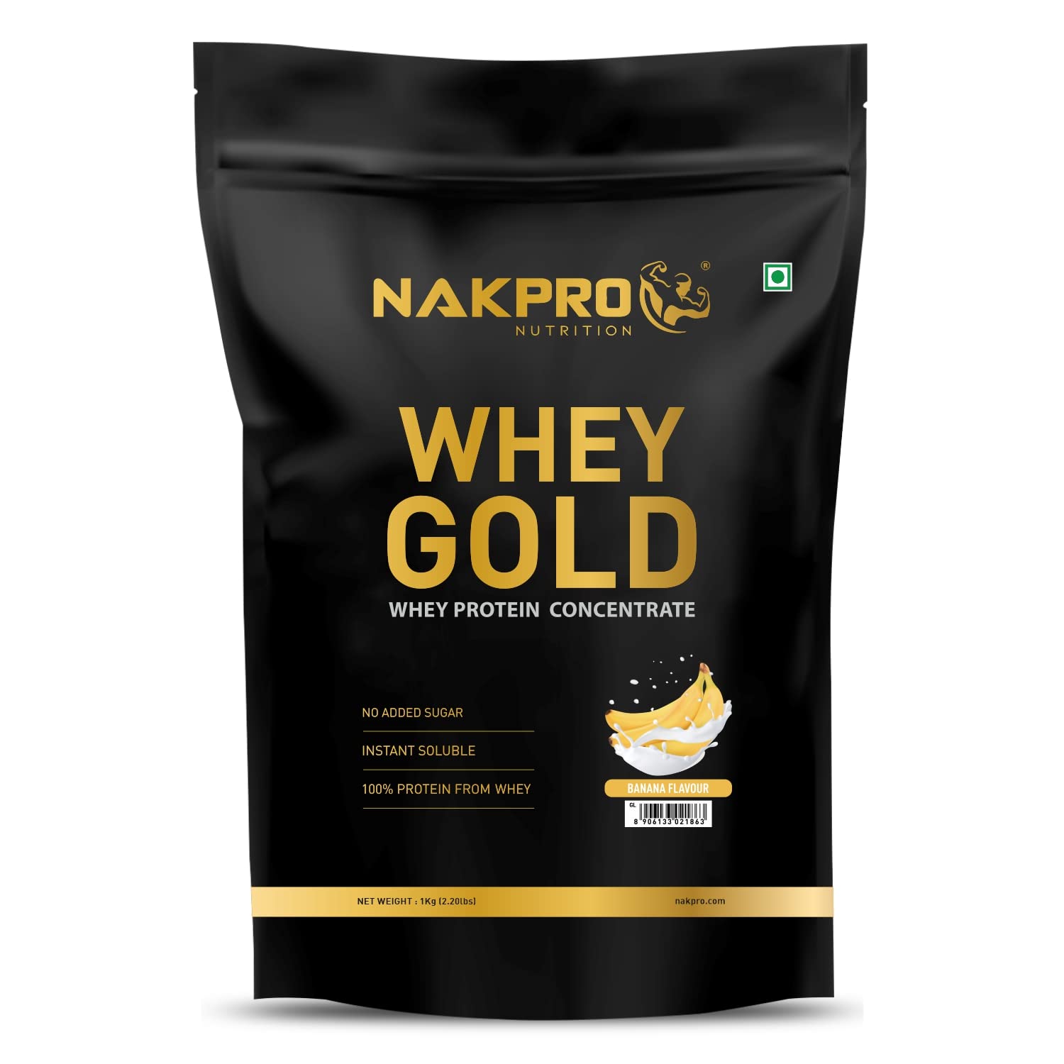 Nakprogold Whey Protein Concentrate 25 46g Protein 5 57g Bcaa | Desertcart  Seychelles