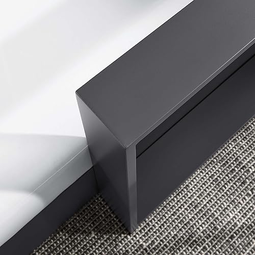 Miniatura 9 de Modway Tahoe - Tumbona de aluminio con recubrimiento en polvo para exteriores en gris y blanco con cojines resistentes a la intemperie, tumbona