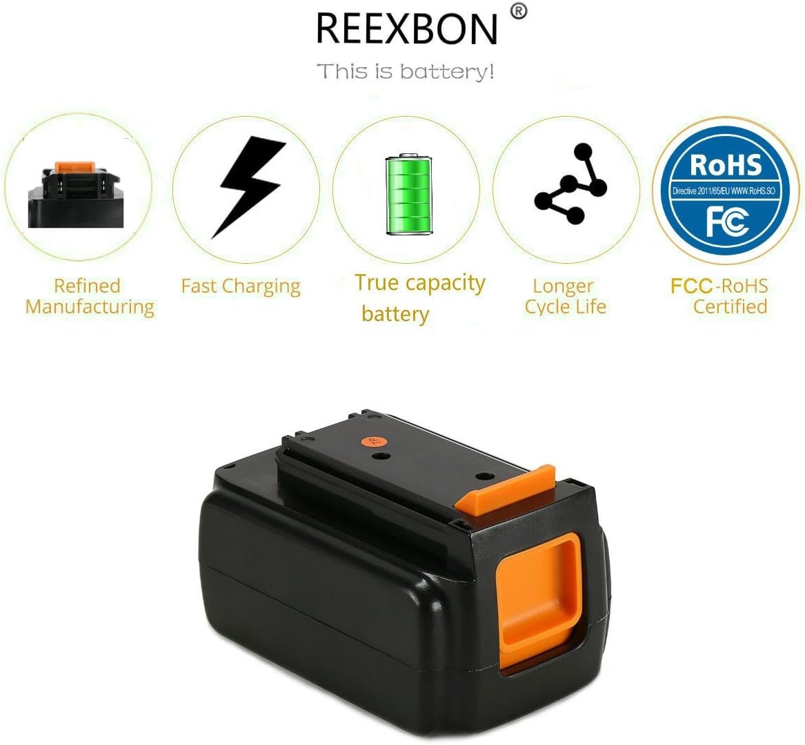 Buу 1 gеt 1 REEXBON 36V LBXR36 Battery for Black & Decker LBX36 LBX2040 BL2036 BL1336, LST136 TC220 LST220 LST400 Cordless Power Tools(2.0Ah, Li-ion) 🛒 Crаzу Dеаlѕ REEXBON 36V LBXR36 Battery for Black & Decker LBX36 LBX2040 BL2036 BL1336, LST136 TC220 LST220 LST400 Cordless Power Tools(2.0Ah, Li-ion)