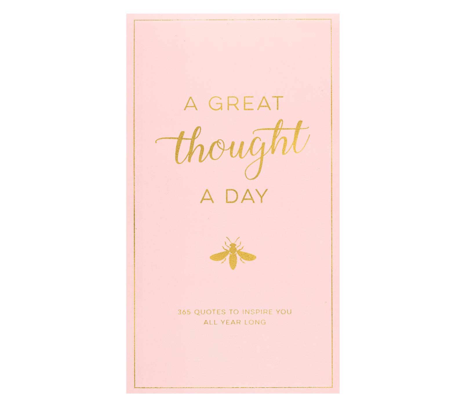 Eccolo World Traveler Thought A Day Notepad, Pink Bee