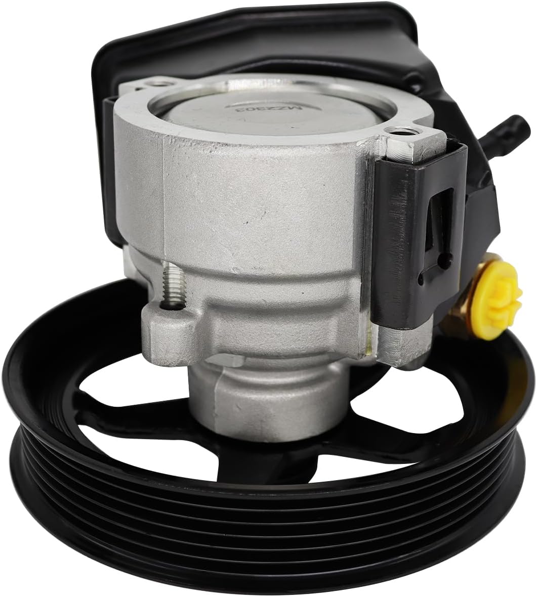 Detroit Axle - 3.5L & 3.9L Pump for 06-11 Chevrolet Impala, 06-07 Monte Carlo, Power Steering Pump with Pulley & Reservoir 2006 2007 2008 2009 2010 2011 Replacement