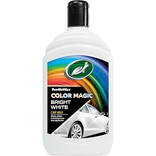 Turtle Wax 52712 Professional Finish Color Magic Car Paintwork Polish - Restores, Cleans & Shines - Long Lasting Protection with Dynamic Color Boost - Easy to Use - White, 500m