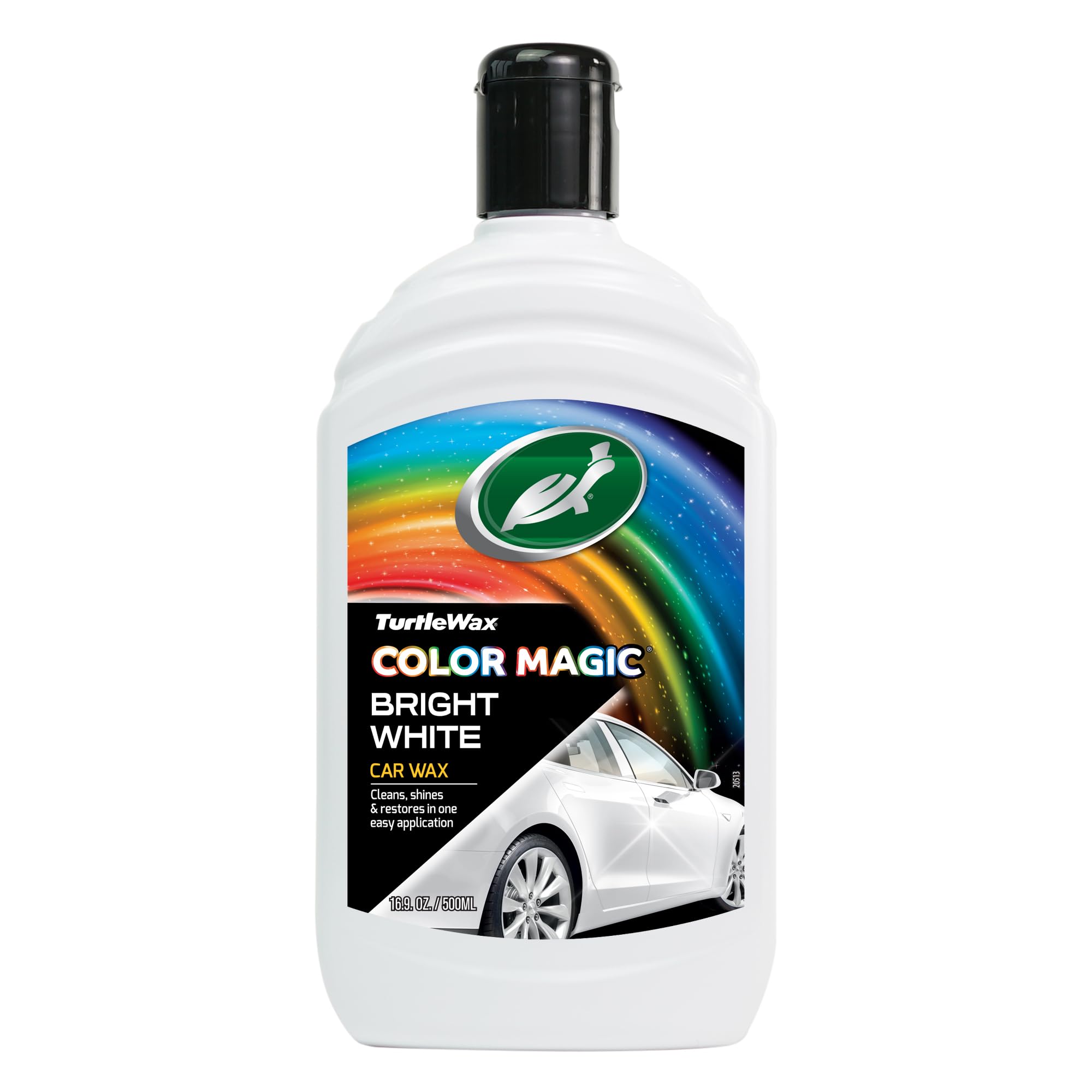 Turtle Wax 52712 Professional Finish Color Magic Car Paintwork Polish - Restores, Cleans & Shines - Long Lasting Protection with Dynamic Color Boost - Easy to Use - White, 500m