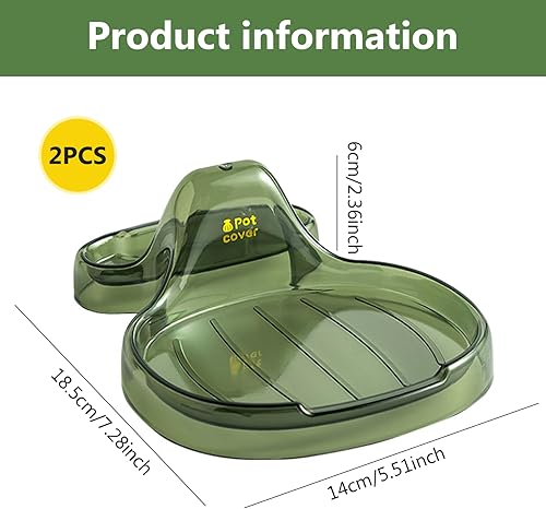 Miniatura 5 de Soporte para cucharas, soporte para tapa de olla, 2 unidades, multifunción, soporte para espátulas de cocina con soporte para tapa para estufa