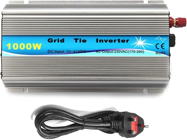 Y&H 1000W Grid Tie Inverter Stackable MPPT Pure Sine Wave DC30-45V Solar Input AC190-260V Output For 24V 30V 36V PV Panel