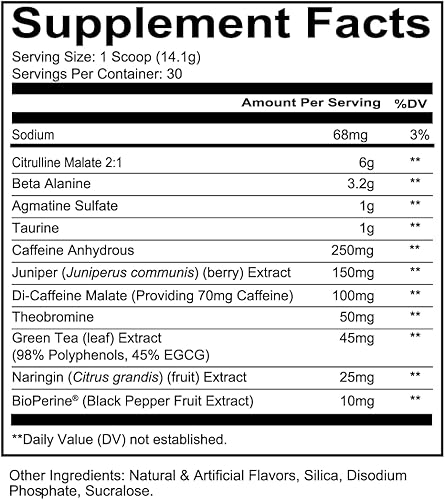 Miniatura 2 de REDCON1 Total War - Polvo previo al entrenamiento, frambuesa azul, beta alanina + malato de citrulina, vegano y apto para dieta cetogénica, para