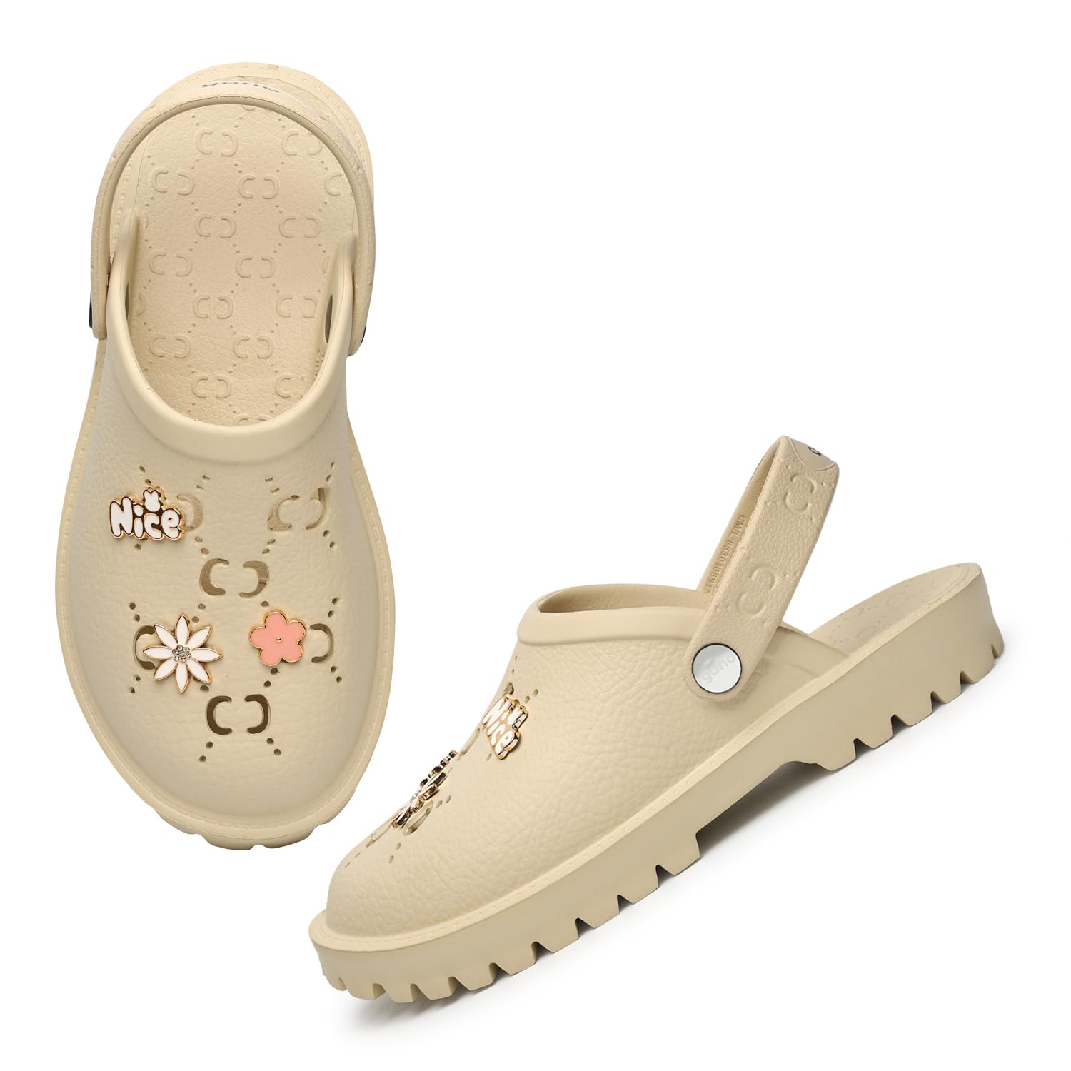 yoho Women's Clogs Mimo with Charms | Lightweight, Soft on Skin, Comfortable & Waterproof Sandals | Everyday Use Footwear for Ladies & Girls-picture-1