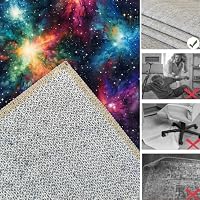 Gaming Bürostuhl Unterlage für Hartböden, Bodenschutzmatte Bürostuhl Teppich, Computerstuhl Teppiche, Schreibtischstuhl Unterlage, Schutzmatte für Laminat, Stuhlmatte für Home Office 80 x 100 cm – Ansicht 6