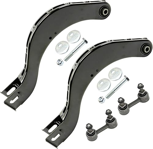 Miniatura 55 de Detroit Axle - Kit de brazos de control frontal RWD para Chrysler 300 Dodge Challenger Charger Magnum, 2 brazos de control superiores 2 rótulas