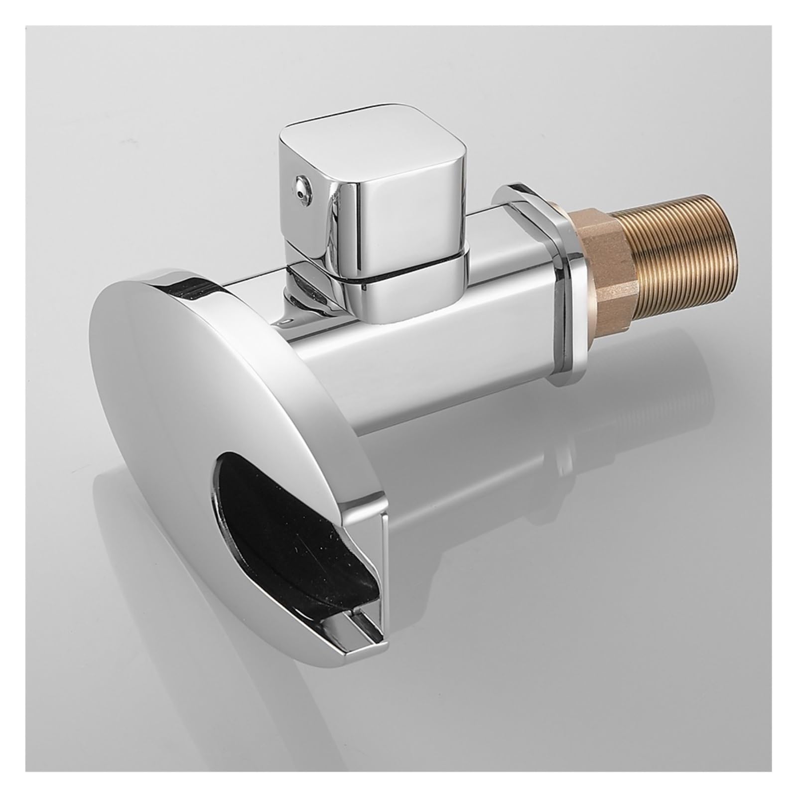 Grifo de baño, Grifo de lavabo cascada LED latón negro, grifo frío y caliente con luz temperatura accionada por agua(LED golden)
