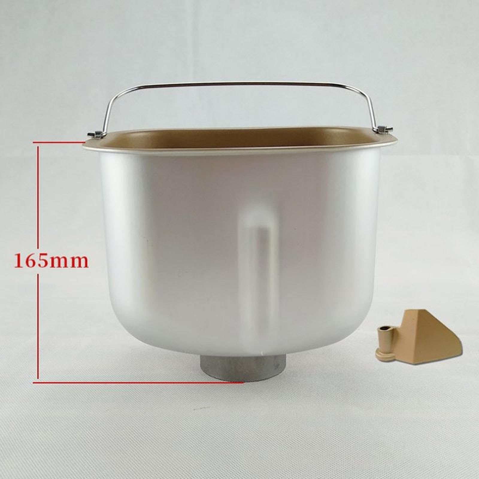 Cubeta Interior Rectangular para Máquina de Pan, para Uso Comercial en Cocinas Y para Mezclar