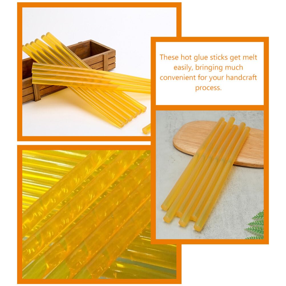 EXCEART Hot Melt Glue Sticks for DIY Crafts High Adhesion Polymide Glue Rods for Christmas Projects Home Repairs and Decorative Applications