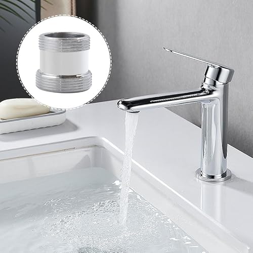 M24 to M22 Male Thread Faucet Aerator Adapter, 23mm Length with Washer, Suitable for Garden Hose, Sink Sprayer, Water Filter Connections - Image 2