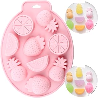 Fruit Shaped Silicone Molds Strawberry Pineapple Watermelon Lemon Chocolate Molds For Chocolate