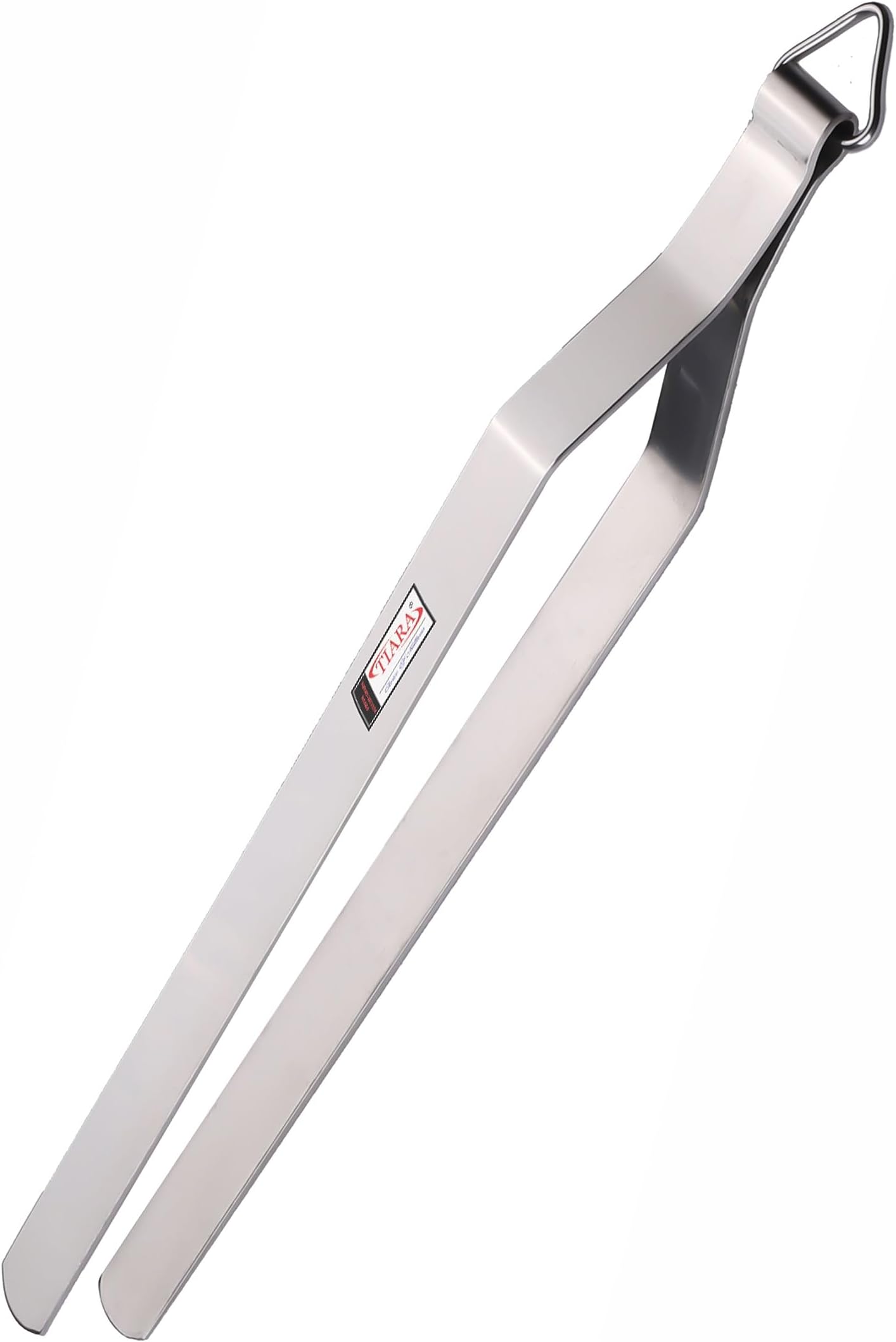 TIARA SANI 1pc 10inch Heavy Guage 2mm Thickness Chimta Stainless Steel for Roti, Chapati Chimta, Tong for Chapati, BBQ (10 inch)