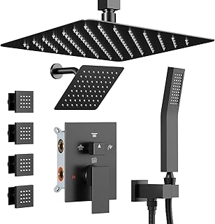 Shower Systems with Body Jets, STARBATH 4 Way 12+6