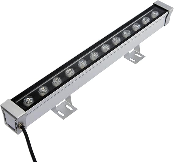 RSN 12W Wall Washer LED Linear Light Blue Outdoor Waterproof IP65 Garden Hotel Bright Building Decorating [Energy Class A+]