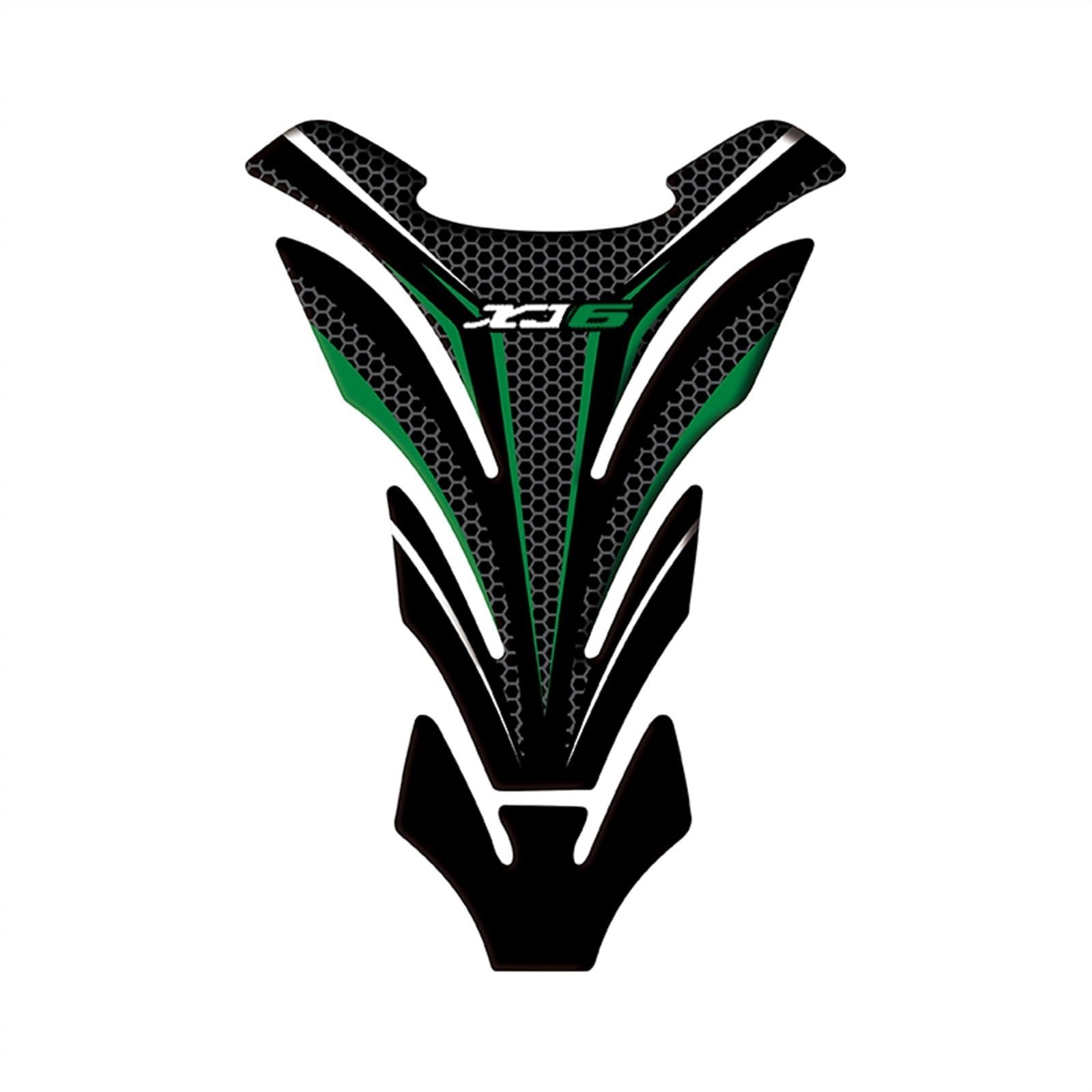 Motorcycle Tank Pad Racing Tankpad Sticker Fuel Fishbone Decals for Yamaha XJ6 Diversion Carbon-Look(Color9)