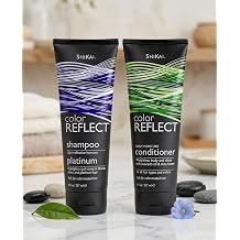 ShiKai Color Reflect Shampoo Platinum & Color Reflect Conditioner Set 12 oz, Pack of 2 | Add Moisture, Shine and natural highlights