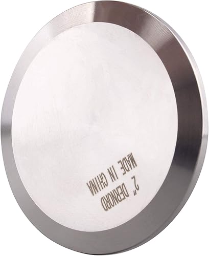 Miniatura 3 de DERNORD Tapa de extremo sanitaria para brida de virola de tres abrazaderas de acero inoxidable 304 Abrazadera de montaje (tubo de 2 "(51 mm) OD)