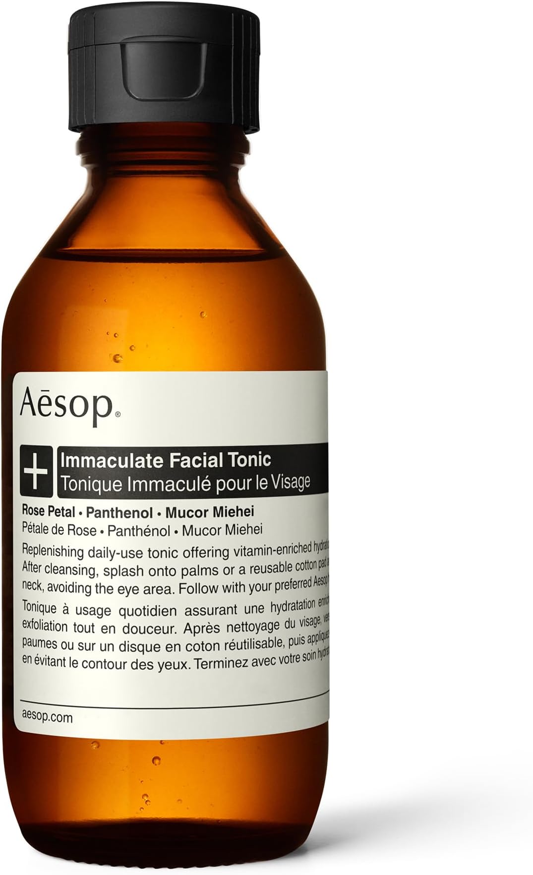 Immaculate Facial Tonic | Vitamin-Rich, Hyrdating Gentle Exfoliant | for Refined Skin Texture | 3.3 fl oz