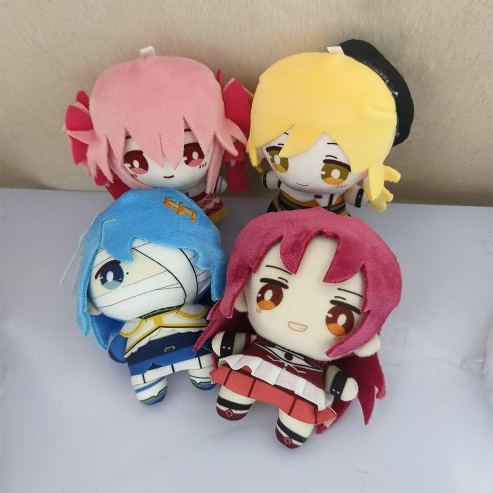 Zhongkaihua KanameMadoka Plüsch-Schlüsselanhänger, 10 cm, Anime, weiche gefüllte Figur, niedlicher Kawaii-Plüsch-Anhänger, Sammlerstück, Schreibtischdekoration, Geschenk