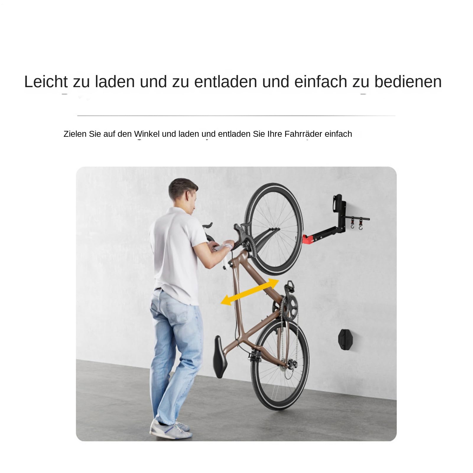 Soporte Para Bici De Pared Organizador Exhibidor De Bicicletas Ahorrador De