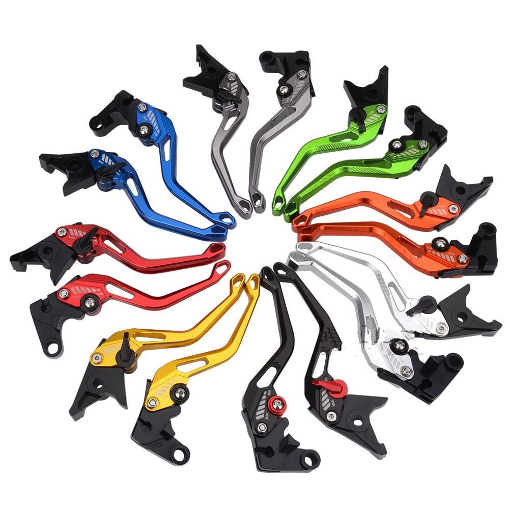 Levier d'embrayage De Frein Moto pour Rebel pour CMX 500 300 VT750 pour Phantom pour Shadow NC750 S/X pour Fury VTX1300CX Leviers d'embrayage Frein (Color : Argent)