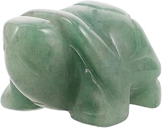 NOLITOY Aventurine Crystal Turtle Figurine Handpolished Stone Miniature Ornament for Home Office Table Decor Symbolizing Longevity and Prosperity Jade Sculpture