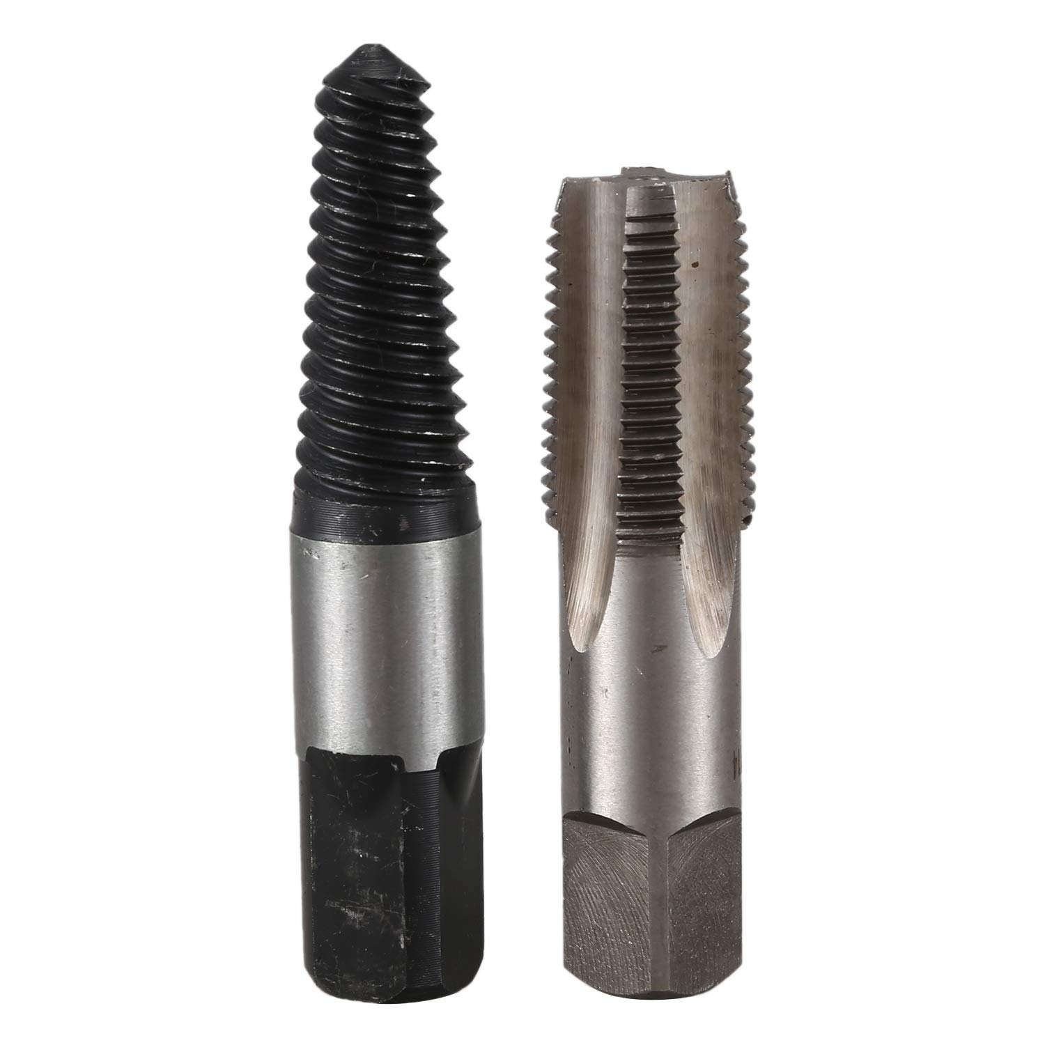 CONGGE 2Pcs 1/2 Inch Screw Extractor Water Pipe Pipe Extractor Water Pipe Thread Repair Tap Set