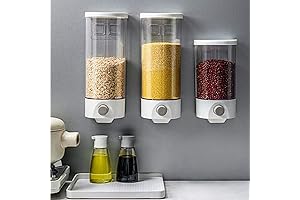 Convenient Wall-Mounted Dry Food Dispenser for Optimal Food Storage