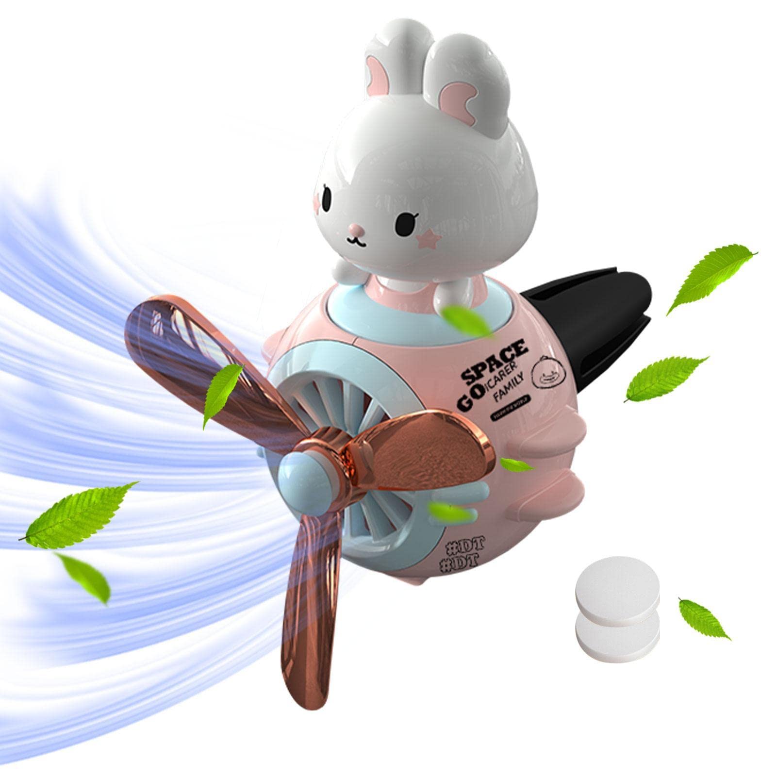 Amazon.co.jp: 車用 芳香剤 熊 ウサギ パイロット お洒落 クリップ式