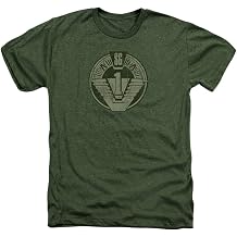 Stargate Sg1 Distressed Unisex Adult Heather T Shirt for Men and Women