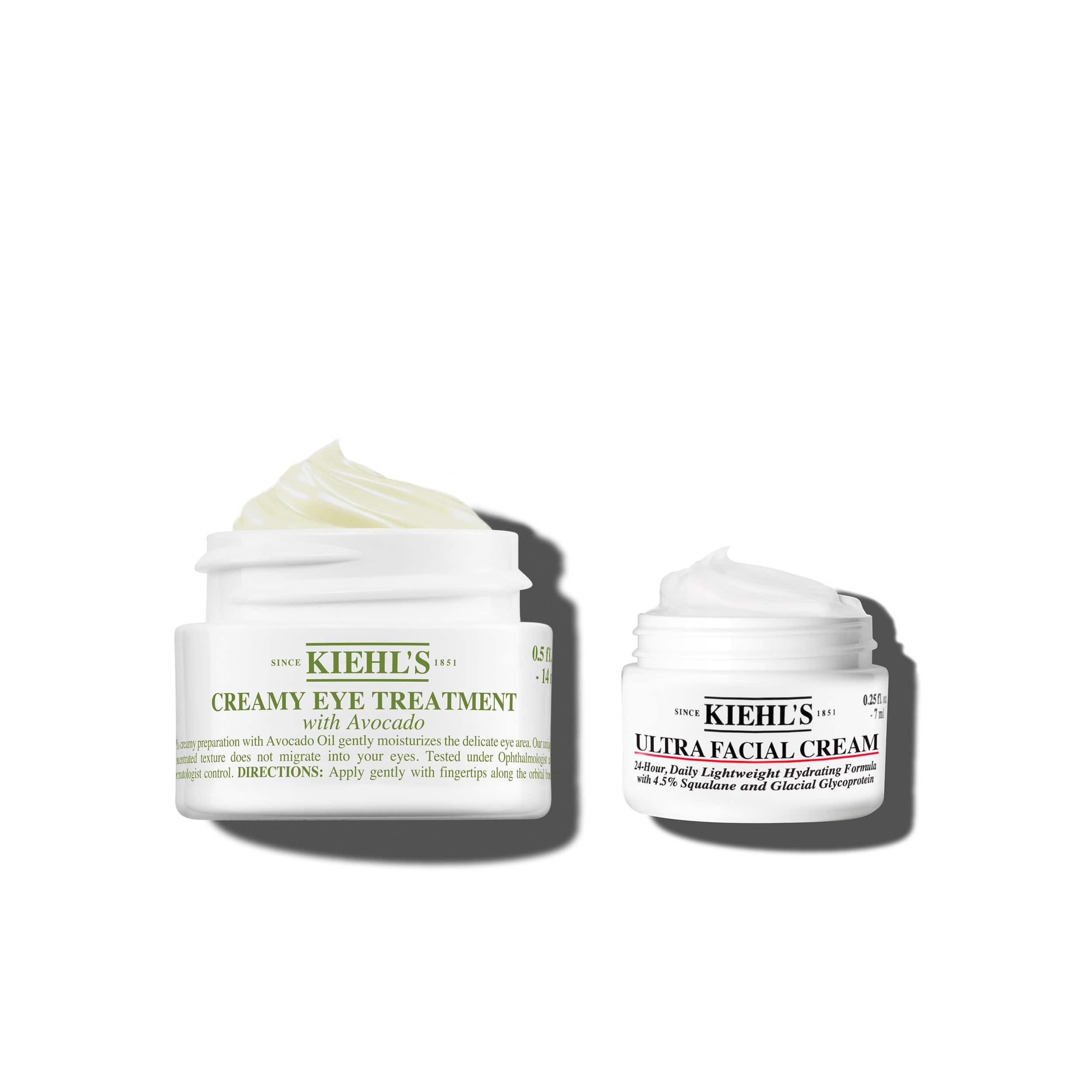KIEHL'S Creamy Eye Treatment, Crema Contorno Occhi, Per Tutti i Tipi di Pelle, Azione Nutriente e Illuminante, Con Olio di Avocado e Caffeina