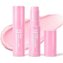 PDRN Pink Collagen Volume Multi Balm - 2 PCS Volufiline Stick Infused Hydrating Glow Balm for Dry Areas, Smooth Fine Lines & Wrinkles, Nourishing Collagen PDRN Stick for Face, Eye & Lip Care