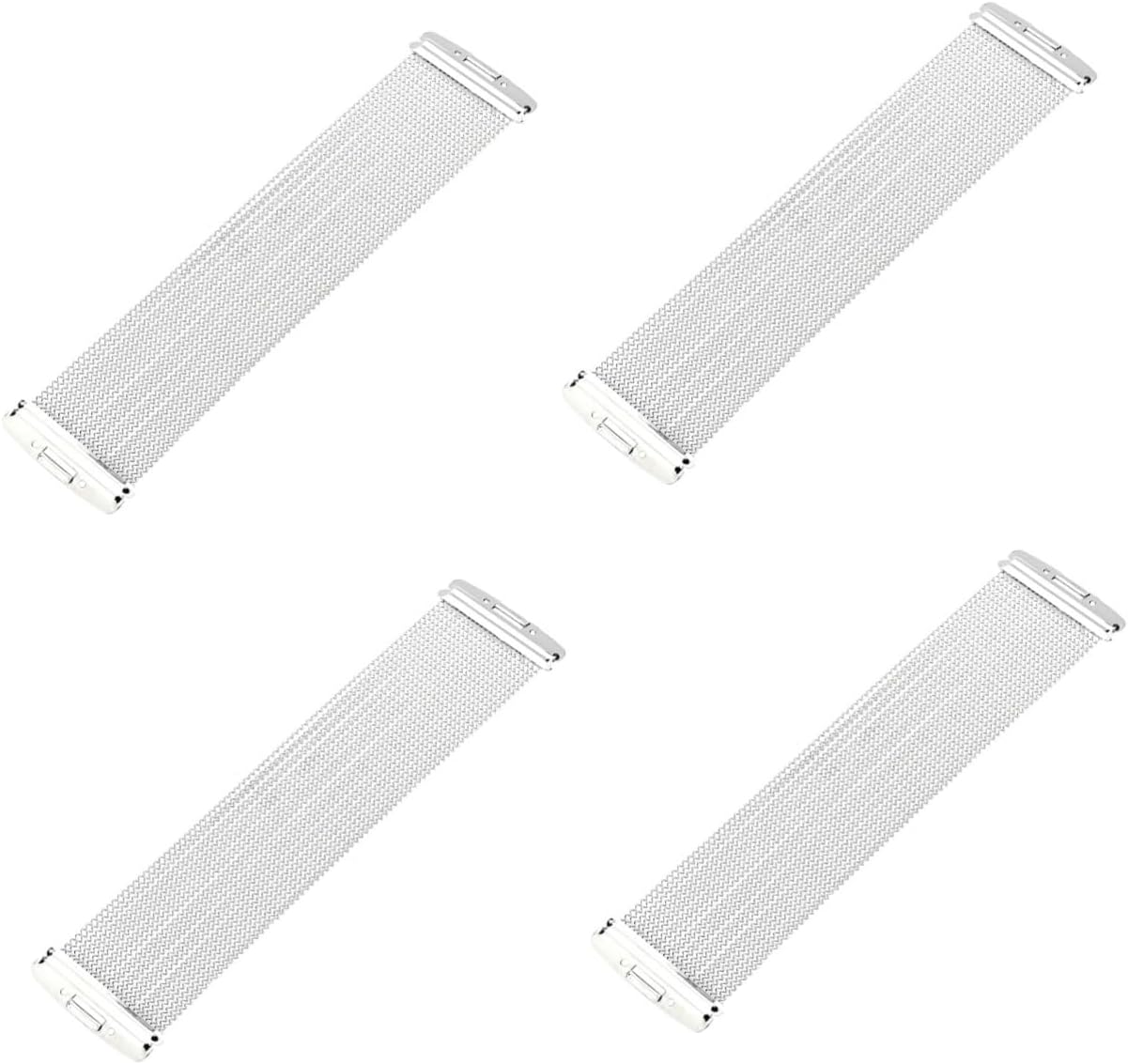 4pcs String Abrasive Belt Trombone Clarinet Mouthpiece Kit Bongos Musical Instrument Wire Cable Percussion Clarinet Reeds Wires Sanding Bands Creative Drum Accessory Metal Silver